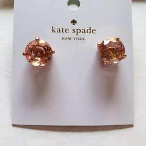 Kate Spade LGHTPEACH Earrings Gold Finish